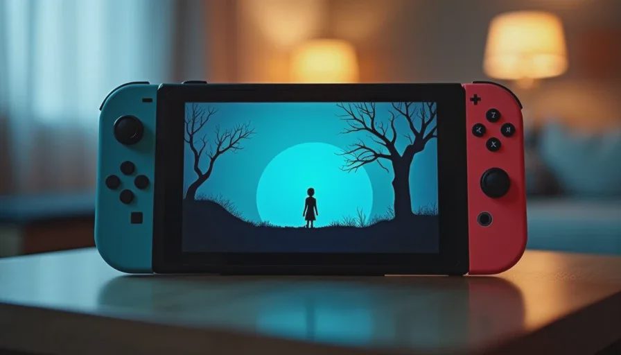 inside game atmospheric scene on handheld for short complete sessions