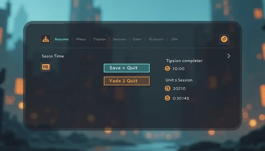 steam deck optimized pause menu for short nightly sessions