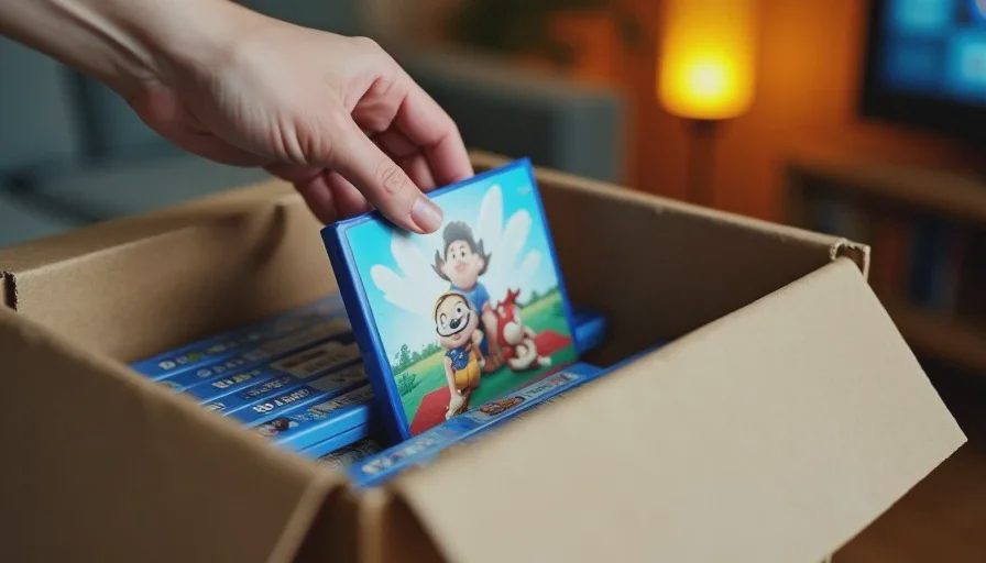 hand packing away game box to release quit guilt